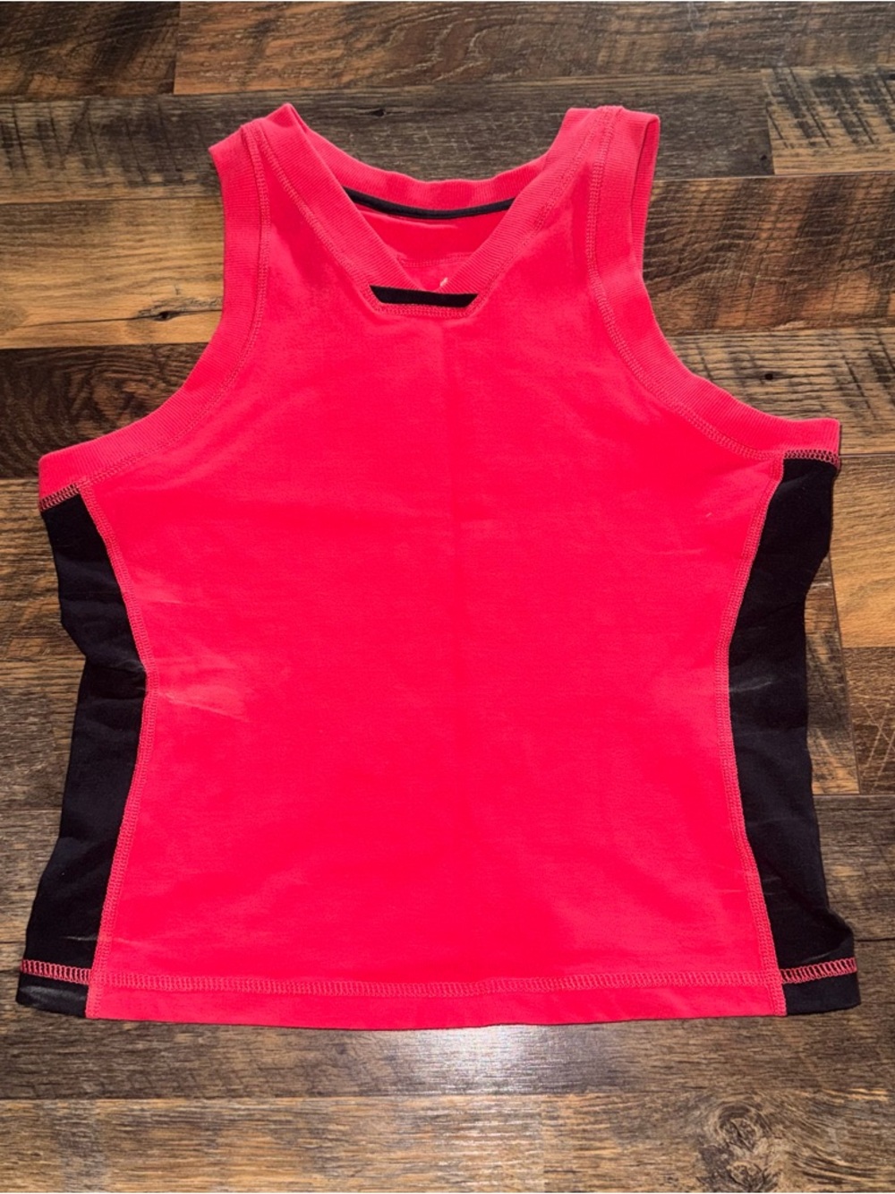 FP Movement by Free People Hot Pink Tank with Black Side Panels